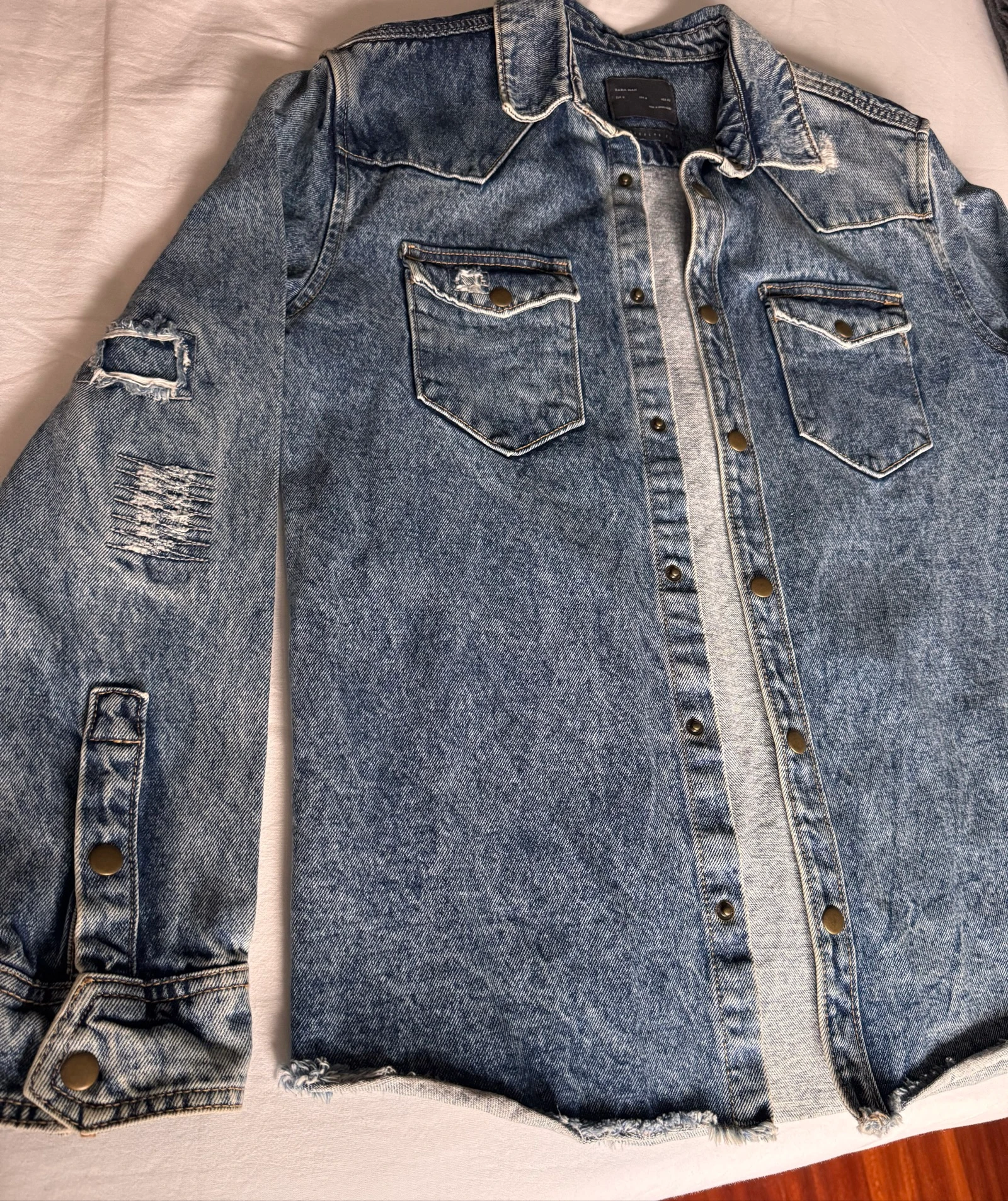 Sobrecamisa / Chaqueta Vaquera Zara Style Western – photo 2
